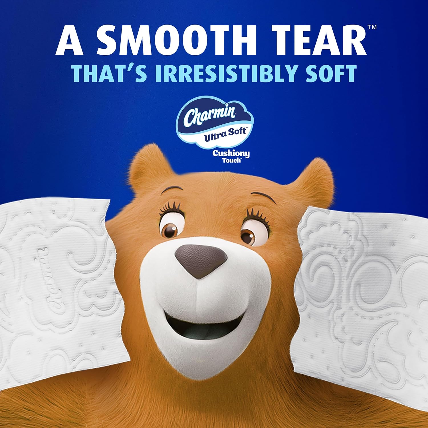 Charmin Ultra Soft Cushiony Touch Toilet Paper 24 Family Mega Rolls - view 6